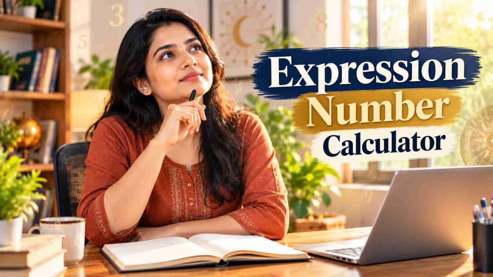 An Indian woman at her desk pausing to think about her career direction